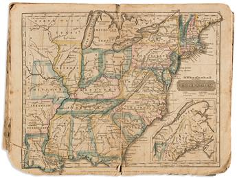 (GEOGRAPHY.) Woodbridge, William C.; [and Emma Willard]. Rudiments of Geography... Accompanied with an Atlas.